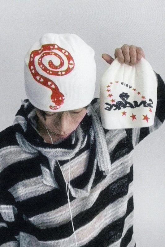 Question Mark Snake Beanie