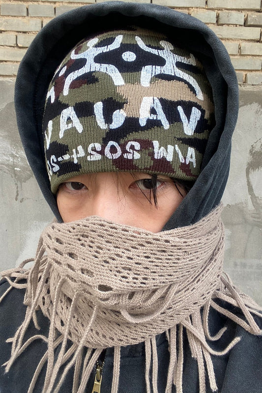 Camo Knit Beanie
