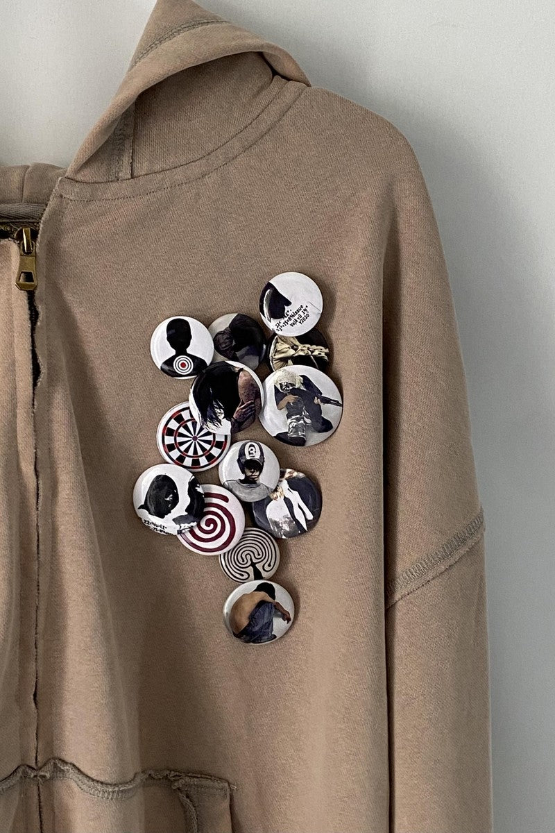 Portrait Tin Pin Badge