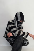 Mohair Knit Hoodie