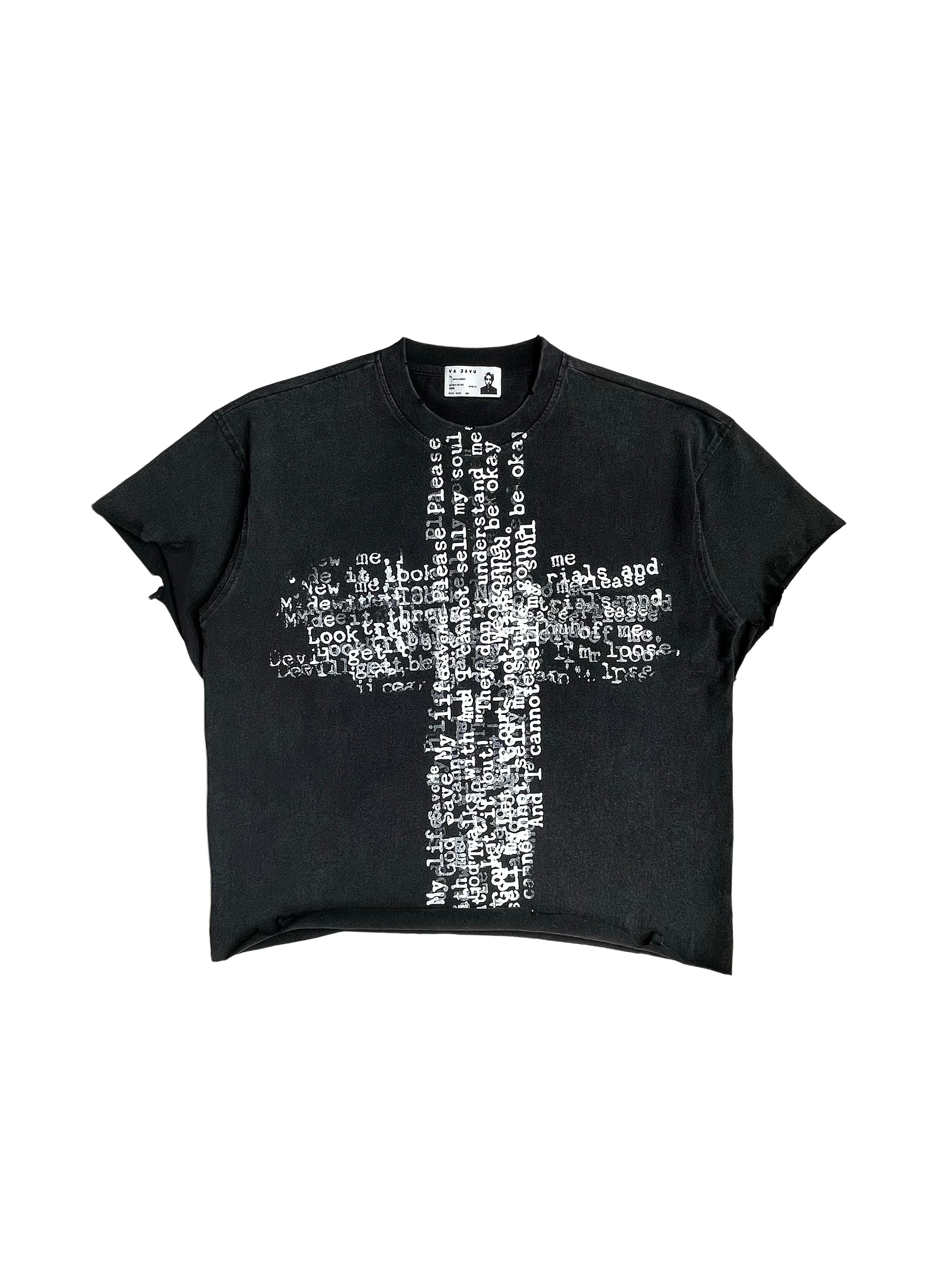 Cross Distressed Tee