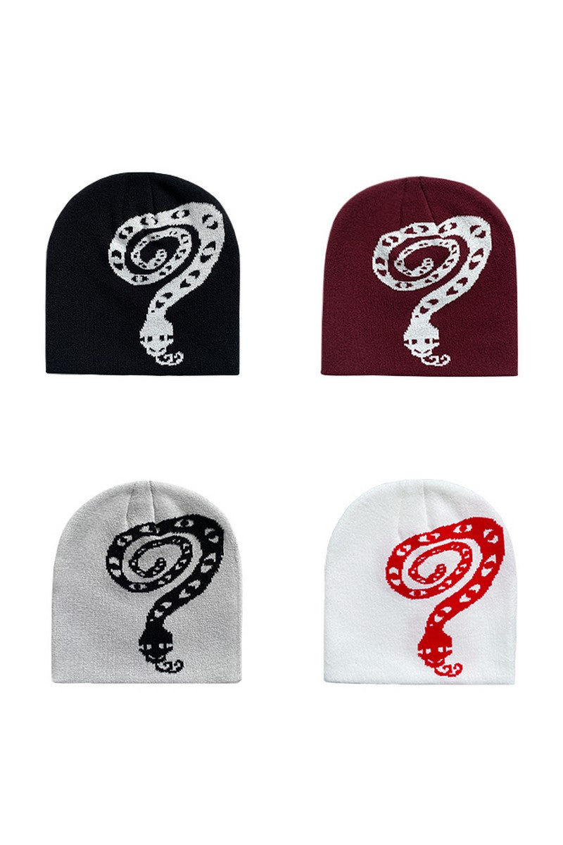 Question Mark Snake Beanie
