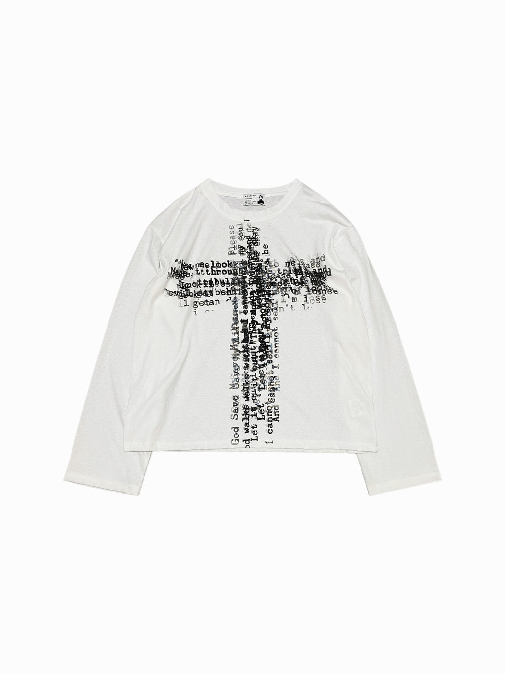 Cross Printed Long Sleeve