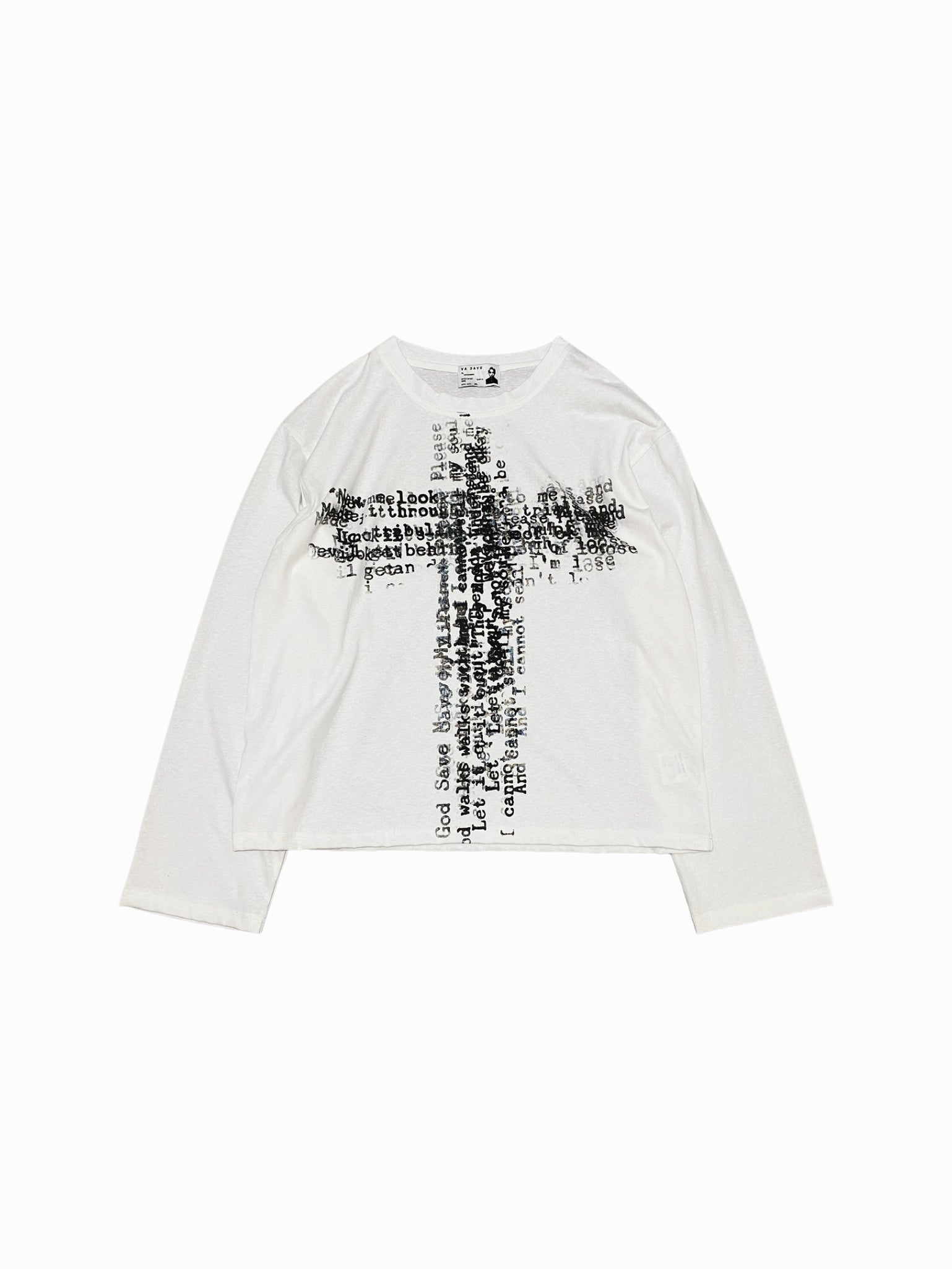 Cross Printed Long Sleeve