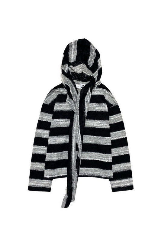 Mohair Knit Hoodie