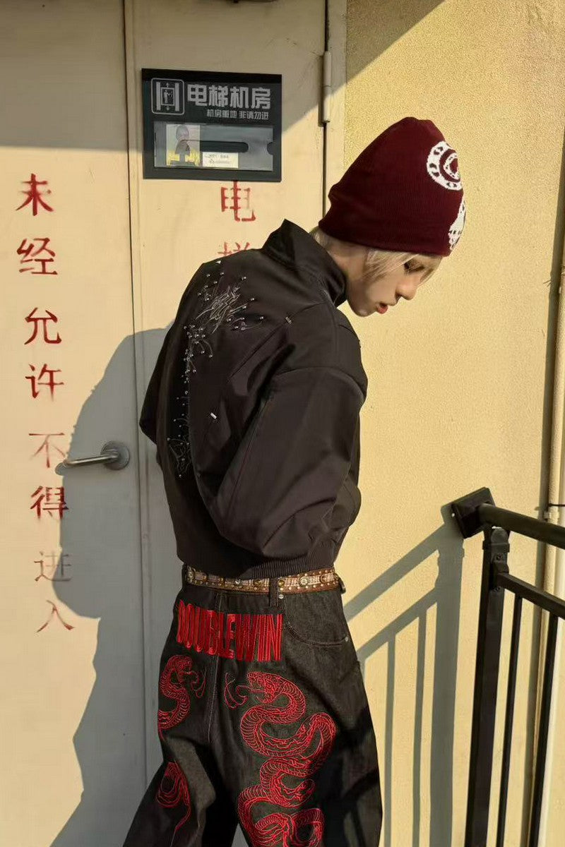 Question Mark Snake Beanie