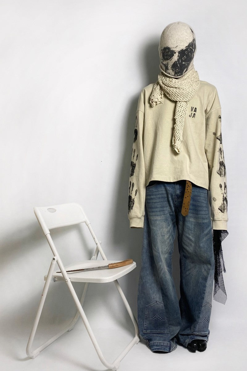 Skull Embroidered Beanie