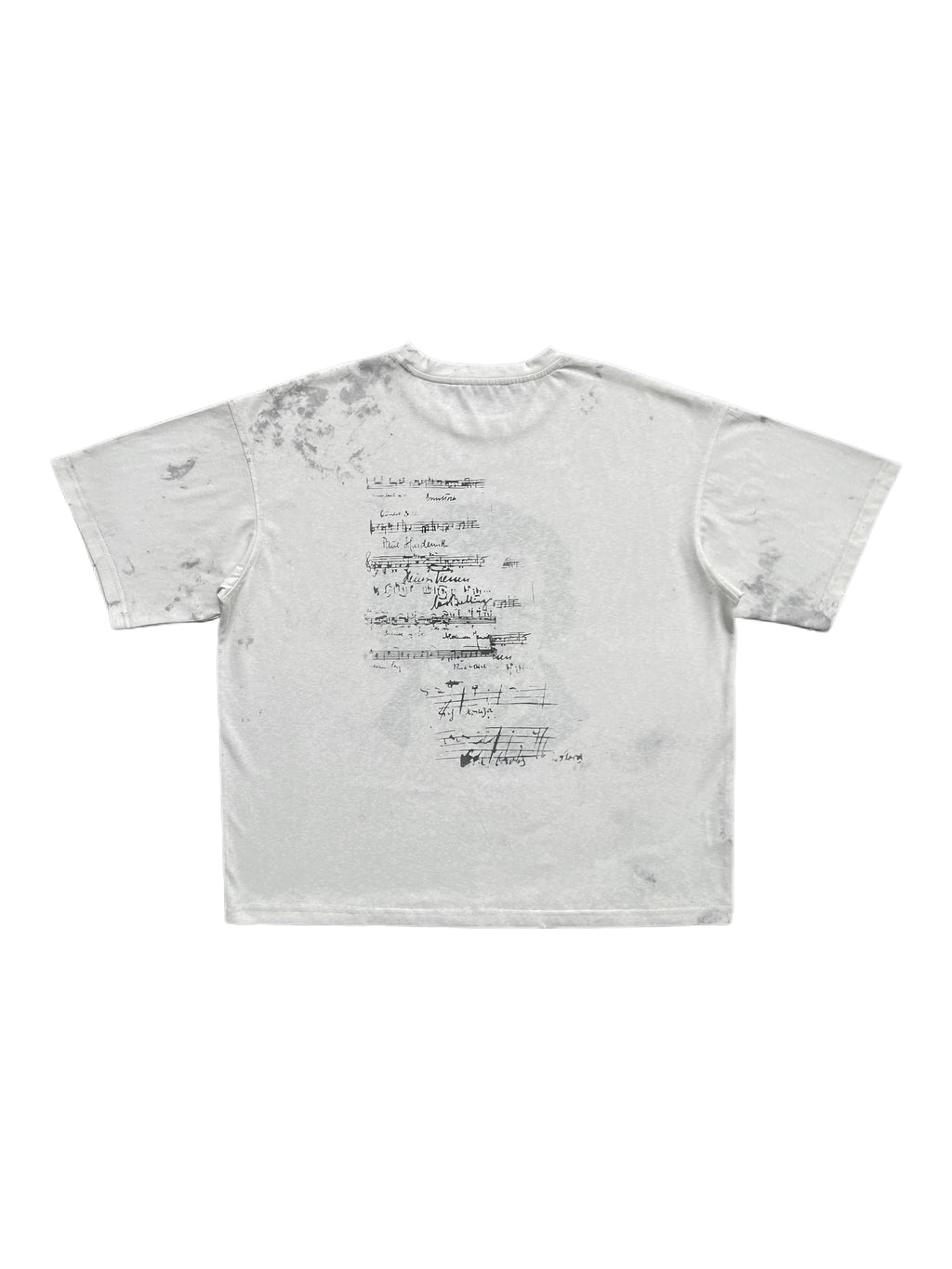 Silent Score Stained Tee