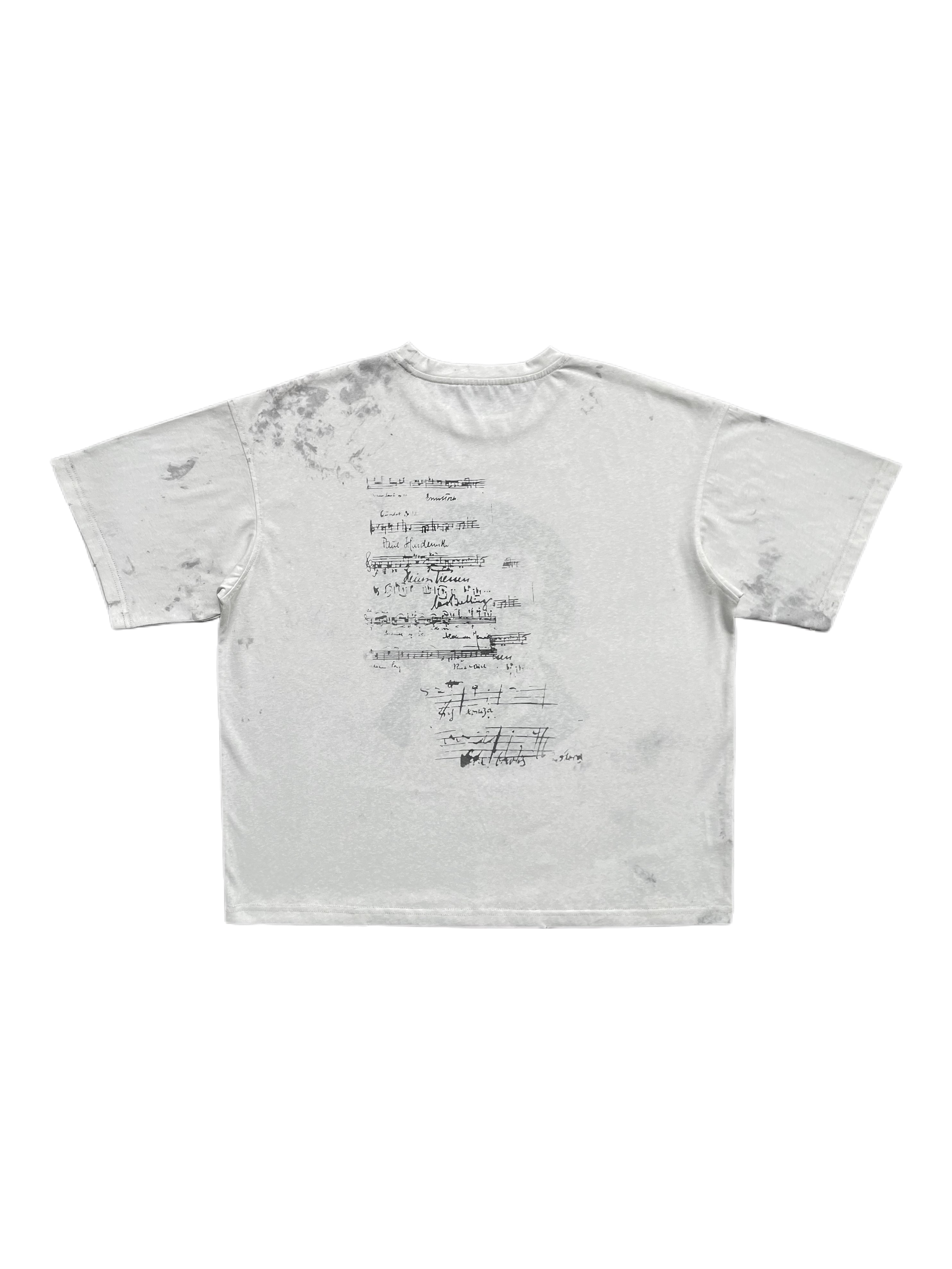 Silent Score Stained Tee