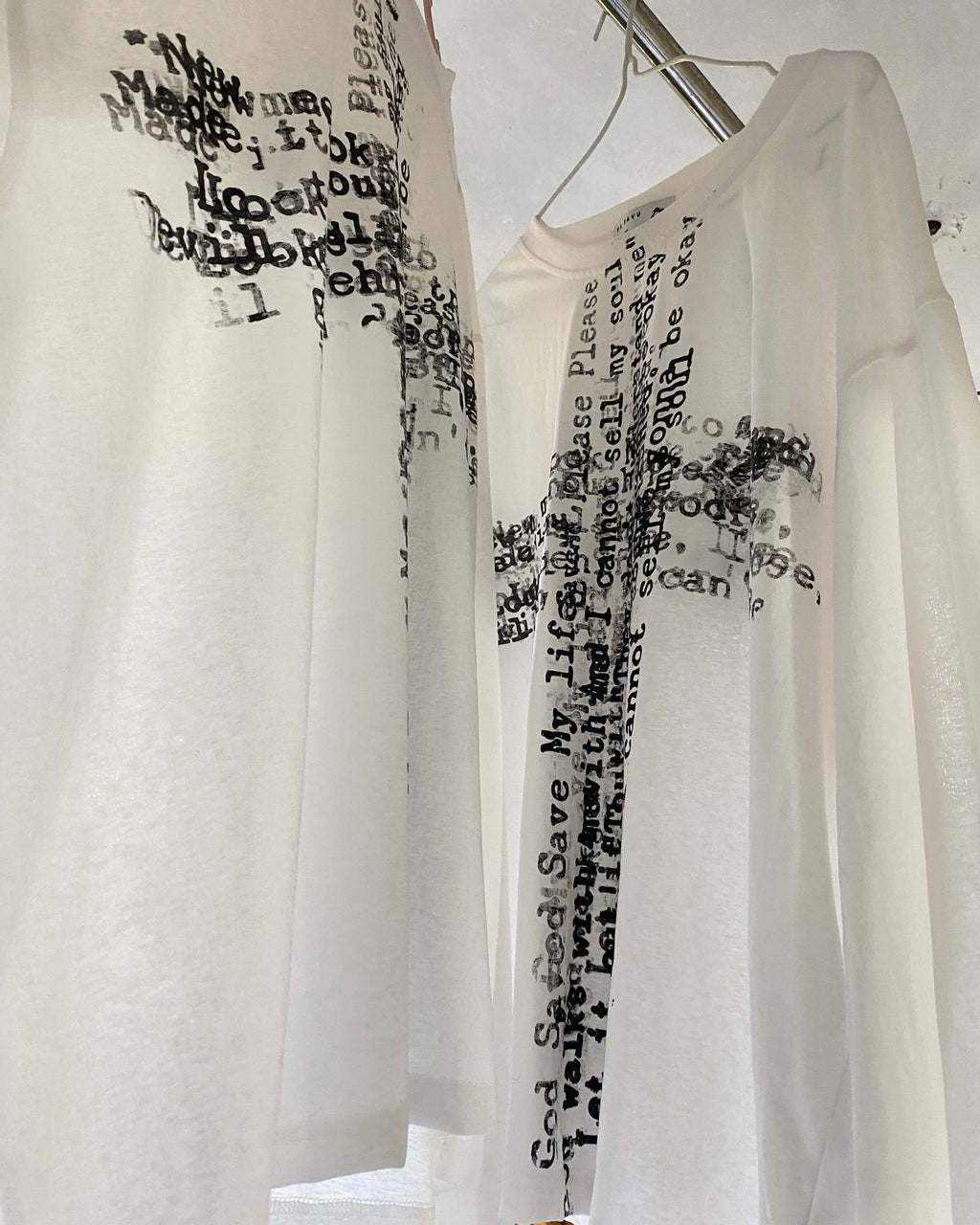Cross Printed Long Sleeve