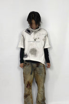 Distressed Wash Graphic Tee