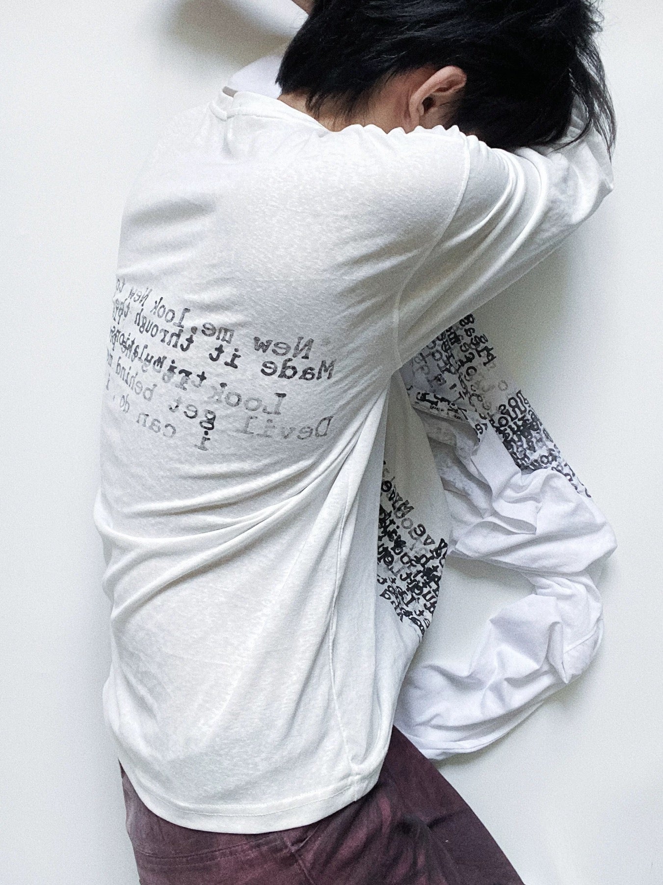 Cross Printed Long Sleeve