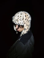 Lynx Leopard Faux Fur Plush Hat