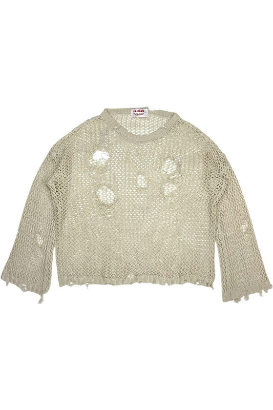 Distressed Knit Sweater