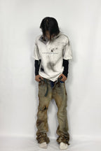 Distressed Wash Graphic Tee