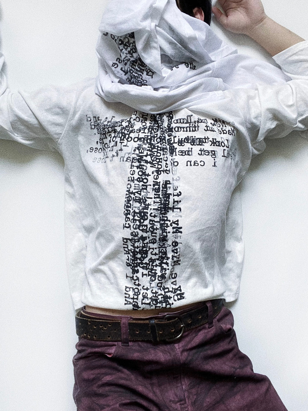 Cross Printed Long Sleeve