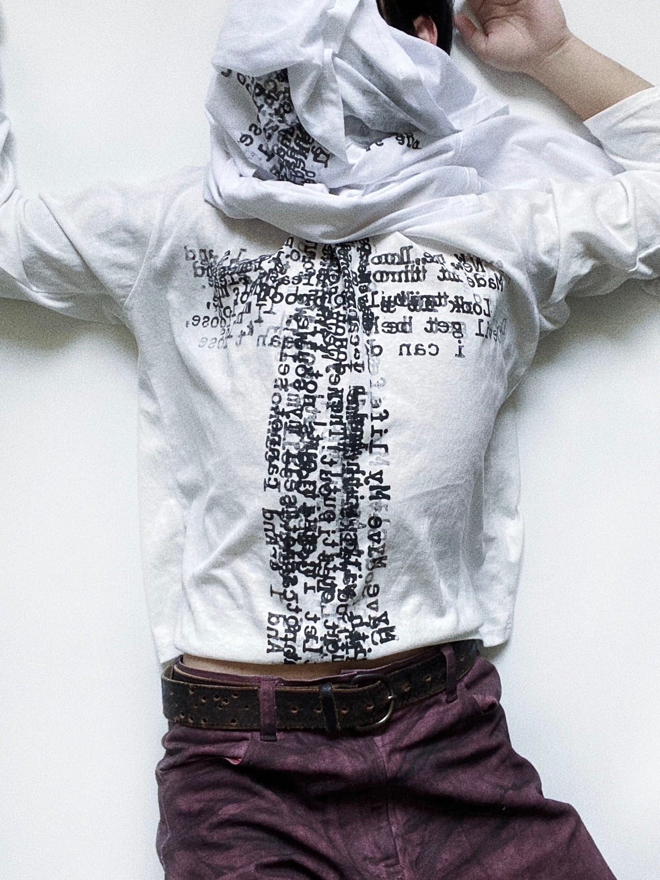 Cross Printed Long Sleeve