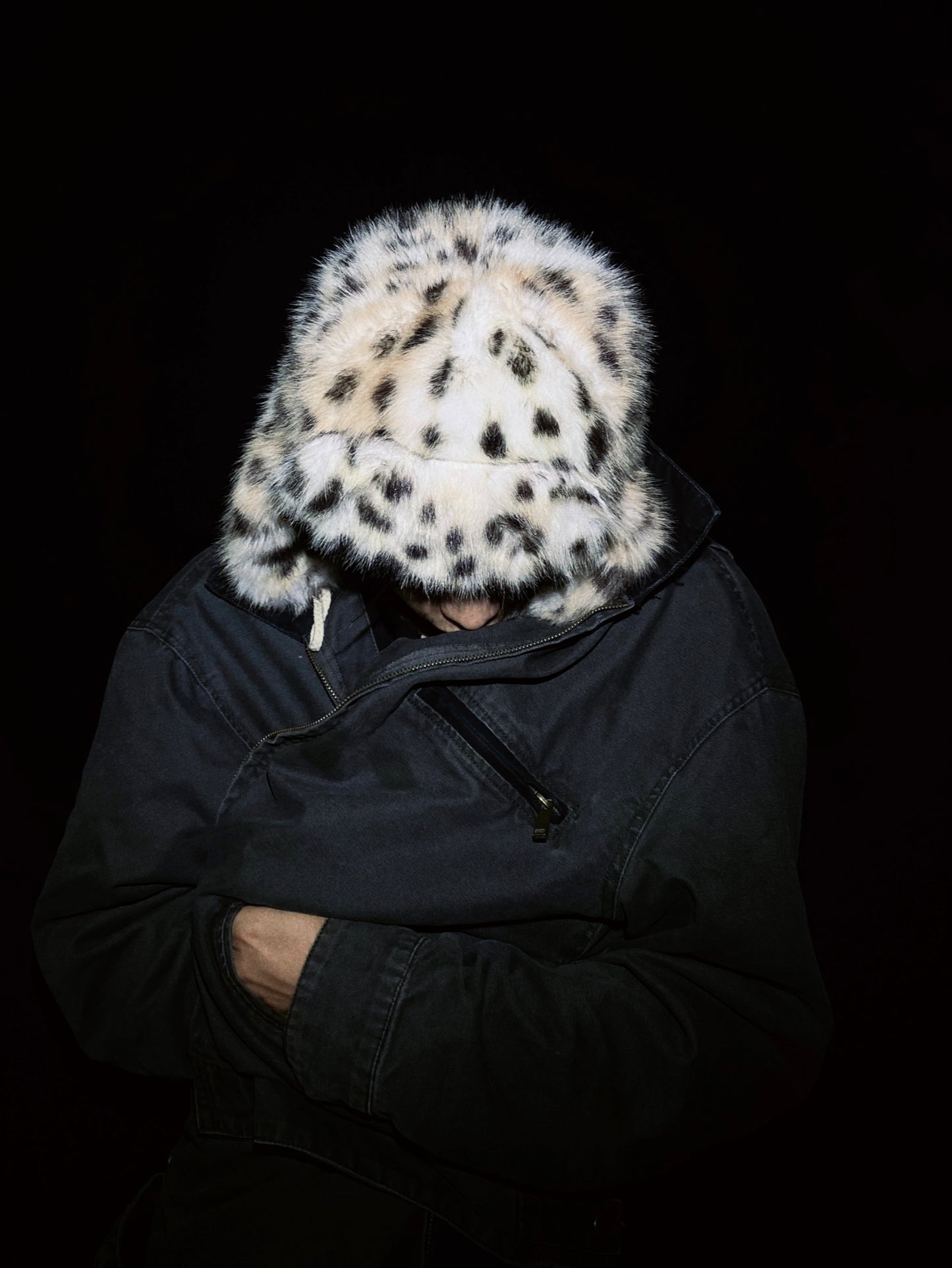 Lynx Leopard Faux Fur Plush Hat