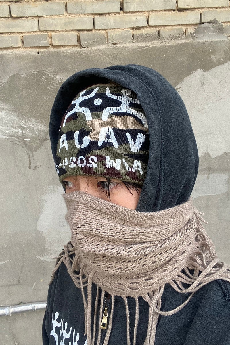 Camo Knit Beanie
