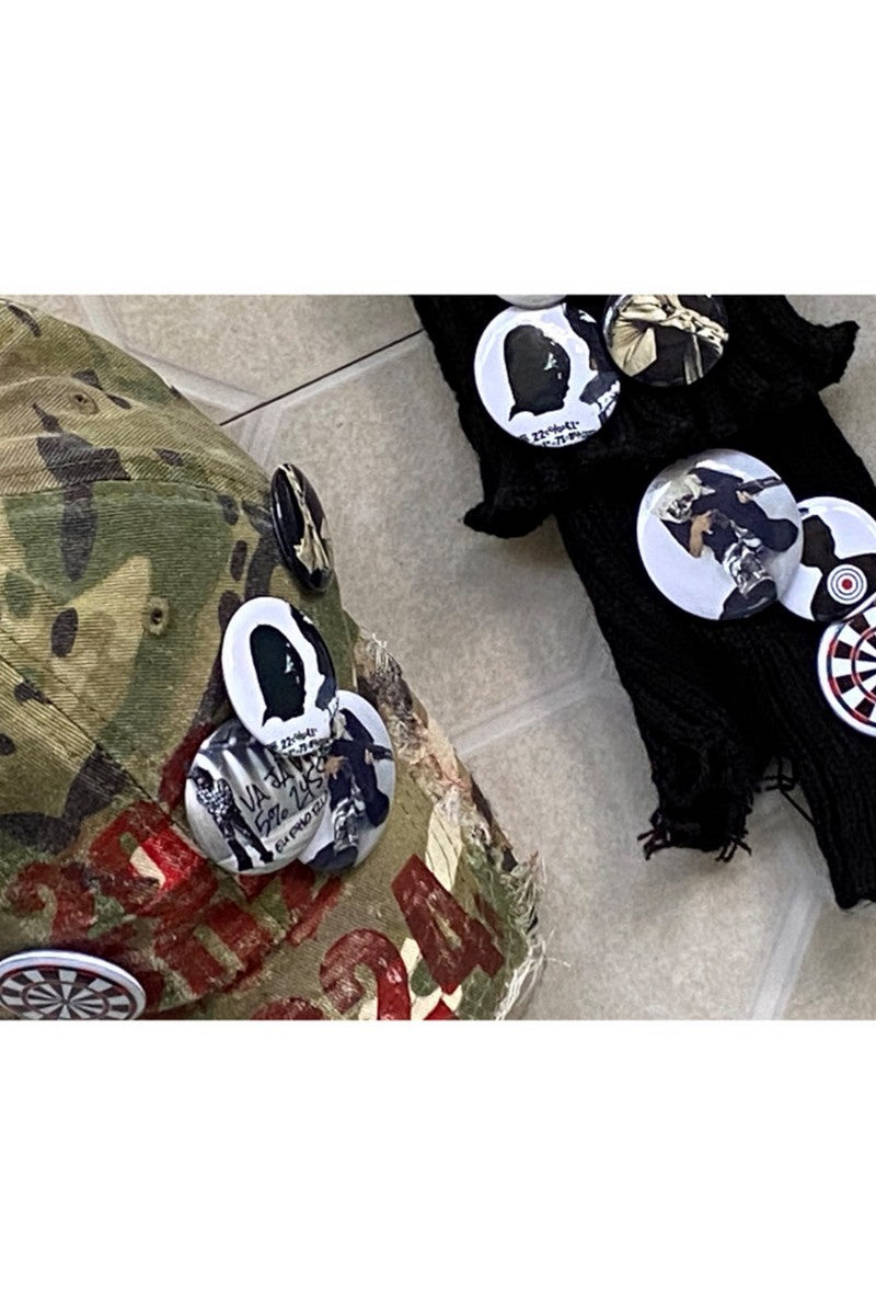 Portrait Tin Pin Badge