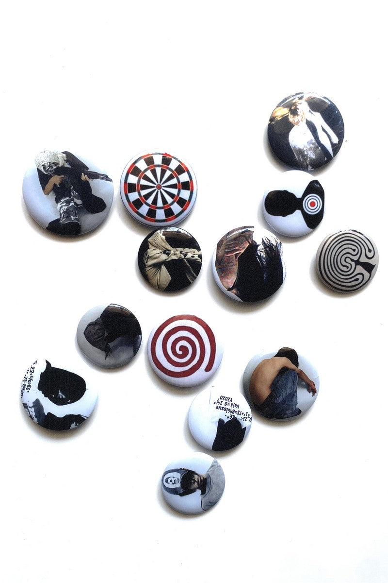 Portrait Tin Pin Badge