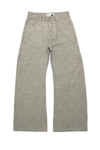 Washed Curved Blade Trousers