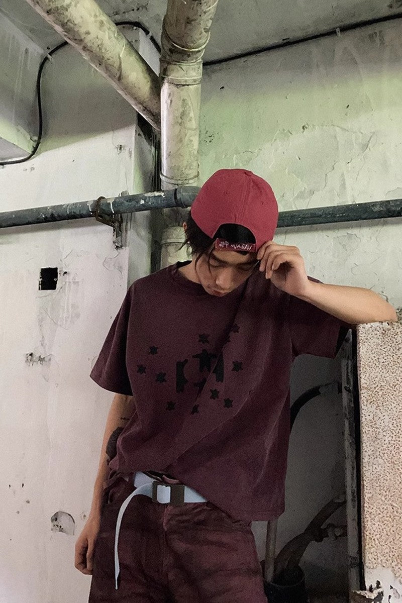 Distressed Snake Embroidered Cap