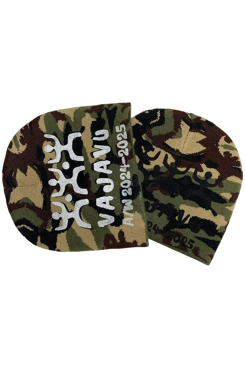 Camo Knit Beanie