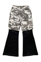 Convertible Camo Flare Cargo Pants